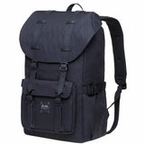 KAUKKO Laptop Travel Backpack Outdoor Casual Rucksack Fits 15.6 Inch Laptop(18 - black)