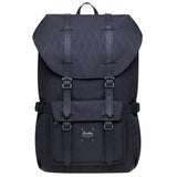 KAUKKO Laptop Travel Backpack Outdoor Casual Rucksack Fits 15.6 Inch Laptop(18 - black)