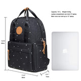 KAUKKO Lightweight Backpack Casual Travel Daypack Causal Backpack Shoulder Book Bag Multipurpose Daypacks