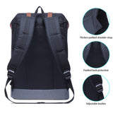 KAUKKO Lightweight Outdoor Backpack, Travel Casual Rucksack Laptop Daypack for 15"(6 - 2 - BLACK)