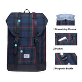 KAUKKO Lightweight Outdoor Daypack,Casual Travel Backpack Laptop backpack for 15" (6 - 13 - black)