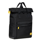 KAUKKO Stylish and Practical Laptop Backpack for Shopping, Traveling and Commuting Casual Daypack Fits 15" BLACK,17.7L