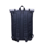 KAUKKO Stylish Oxford Fabric Backpack Travel Rucksack lightweight Hiking Bag Satchel(KF07 - black white)