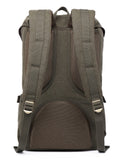 KAUKKO Travel Laptop Backpack Outdoor Rucksack Causal backpack Fits 15.6"(Canvas Green)