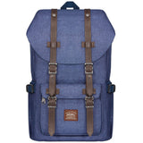 KAUKKO Travel Laptop Backpack Outdoor Rucksack Causal backpack Fits 15.6"(Oxford Blue)