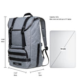 KAUKKO Travel Laptop Backpack, Outdoor Rucksack,Casual backpack Fits 15.6" (23 - GREY)