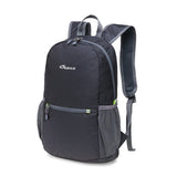 KAUKKO Ultra Lightweight Packable Backpack, Water Resistant Travel Hiking Shoulder Bag,Small Sport Daypack, Handy Foldable Camping Outdoor Backpack (01BLACK)