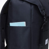 KAUKKO Vintage Casual polyster and Leather Rucksack Backpack