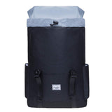 KAUKKO Vintage Casual polyster and Leather Rucksack Backpack