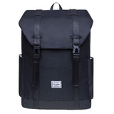 KAUKKO Vintage Casual polyster and Leather Rucksack Backpack