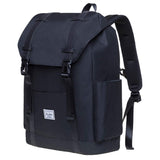 KAUKKO Vintage Casual polyster and Leather Rucksack Backpack