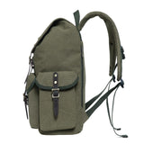 KAUKKO Vintage Casual polyster and Leather Rucksack Backpack