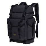 KAUKKO Vintage Casual polyster and Leather Rucksack Backpack