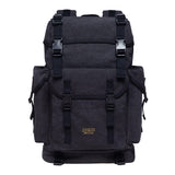 KAUKKO Vintage Casual polyster and Leather Rucksack Backpack
