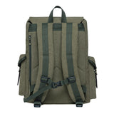 KAUKKO Vintage Casual polyster and Leather Rucksack Backpack