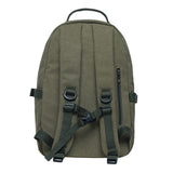 KAUKKO Vintage Casual polyster and Leather Rucksack Backpack(20 - 2 - ARMYGREEN)