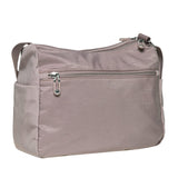 KAUKKO Women Crossbody Bag Handbag Lightweight Shoulder Purse Nylon Multi Pocket Crossbody Bag Ladies Travel Handbag PINK,5.2L