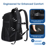 KAVIGOR Baseball Bag for Youth and Adult, Softball Backpack 40L Large Capacity, Bat Backpack with Shoes Compartment and Hidden Helmet Holder