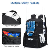 KAVIGOR Baseball Bag for Youth and Adult, Softball Backpack 40L Large Capacity, Bat Backpack with Shoes Compartment and Hidden Helmet Holder