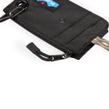 KAVU Clipper Card Case Double Sided Wallet with Clip Key Ring - Raven
