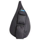 KAVU Mini Rope Sack Sling Crossbody Backpack, Blackout