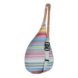 KAVU Mini Rope Sack Sling Crossbody Backpack - Rainbow Run