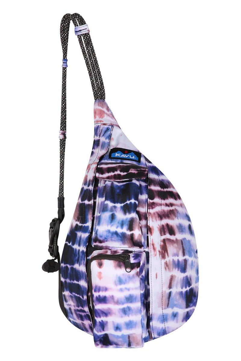 KAVU Mini Rope Sling Pack with Adjustable Rope Shoulder Strap, Drift Tide