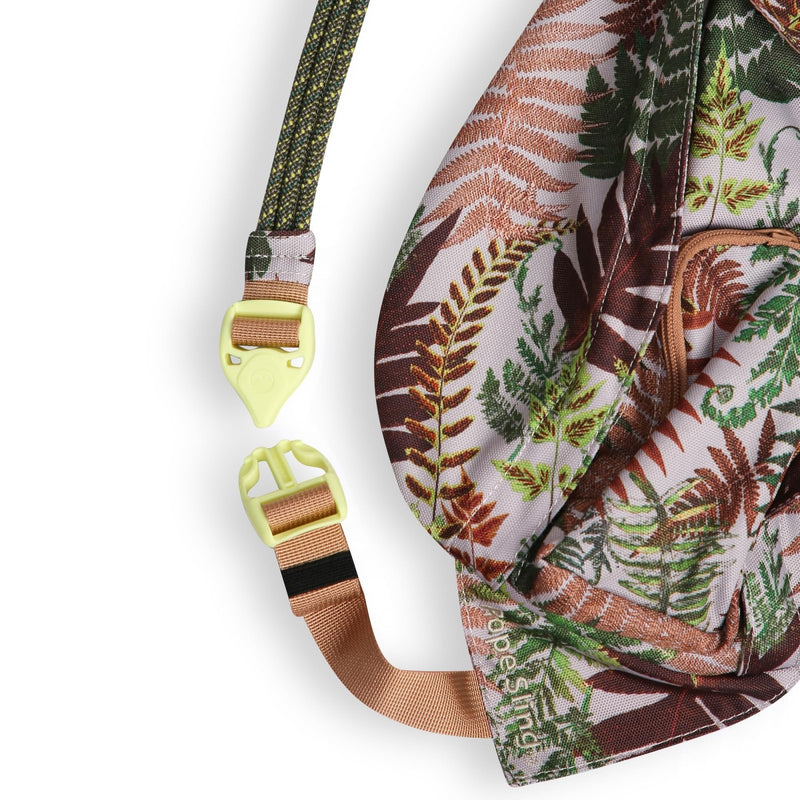 KAVU Mini Rope Sling Pack with Adjustable Rope Shoulder Strap, Ferns
