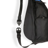 KAVU Mini Slingback Pack with Adjustable Rope Shoulder Strap, Black