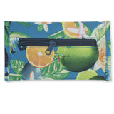KAVU Mondo Spender Trifold Wallet Clutch Travel Organizer, Ocean Citrus