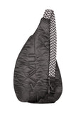 KAVU Original Rope Puff Diamond Quilted Mini Sling Pack, Black