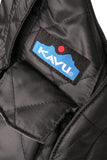 KAVU Original Rope Puff Diamond Quilted Mini Sling Pack, Black