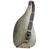 KAVU Original Rope Sack Sling Crossbody Backpack, Woodgrain Terrain