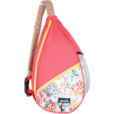 KAVU Paxton Pack Backpack Rope Sling Bag - Floral Coral