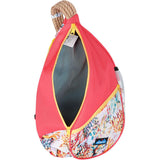 KAVU Paxton Pack Backpack Rope Sling Bag - Floral Coral
