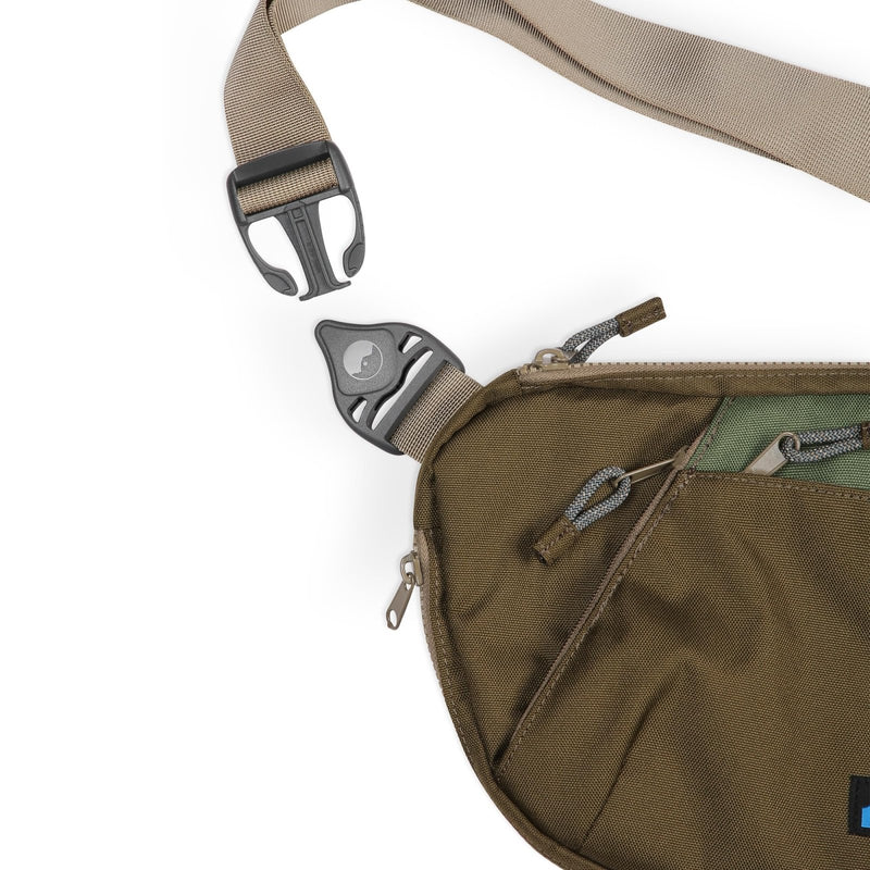 KAVU Roam Sling Bag, Crossbody Bag for Women & Men | Lightweight Travel & Everyday Carry | Padded Design & Water Resistant, Ground Cover