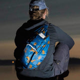 KAVU Rope Pack Lightweight Compact Crossbody Sling Bag, Aqua Wingman