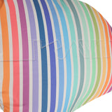 KAVU Slingback Pack with Adjustable Rope Shoulder Strap, Rainbow Stripe