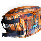 KAVU Washtucna Belt Bag Fanny Pack With Detachable Beverage Cooler - Cabin Plaid