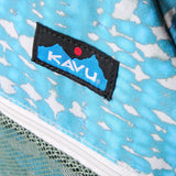 KAVU Yoho Sling Rucksack Semi Padded Water Resistant Double Sided Mini Backpack - Ripple Tie Dye