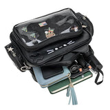 Kawaii Cat Ita Bag Crossbody Shoulder Backpack With Insert Pin Display
