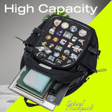 Kawaii Ita Bag Pins Display Backpack with Inserts for Anime Cosplay