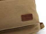 kayond Casual Style Lightweight canvas Laptop Bag/Durable Travel backpacks/Rucksack for Men&Women/Fashion Backpack Fits 15 inch Notebook (Khaki)