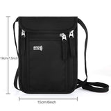KEAFOLS Travel Pouch Neck Wallet Family Passport Holder Organizer Case with RFID Blocking