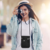 KEAFOLS Travel Pouch Neck Wallet Family Passport Holder Organizer Case with RFID Blocking