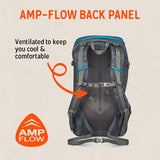 Kelty Asher 35L backpack - harness view