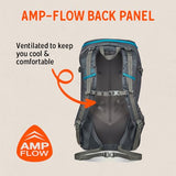Kelty Asher 35L backpack - harness view