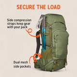 Kelty Asher 65L backpack - trail feature