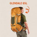 Kelty Glendale 65L internal frame pack - suspension view