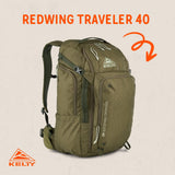 Kelty | Redwing Traveler 40L Backpack, Travel Pack - Burnt Olive